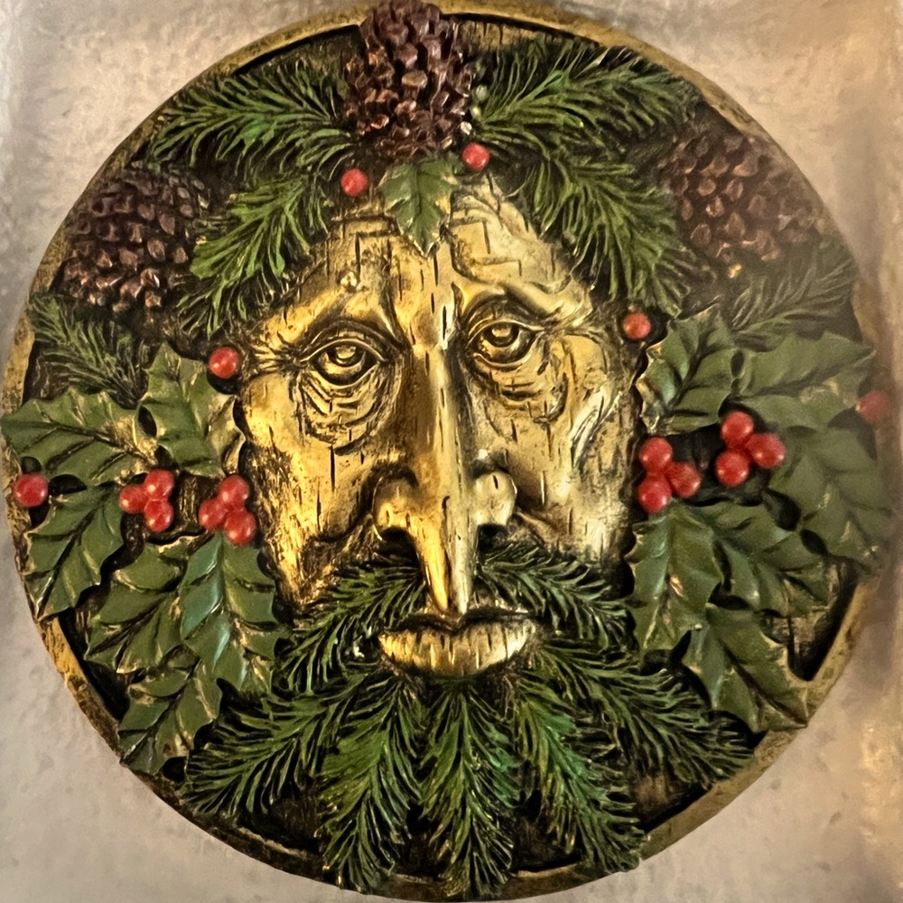 Summit Green Man Plaque Winter